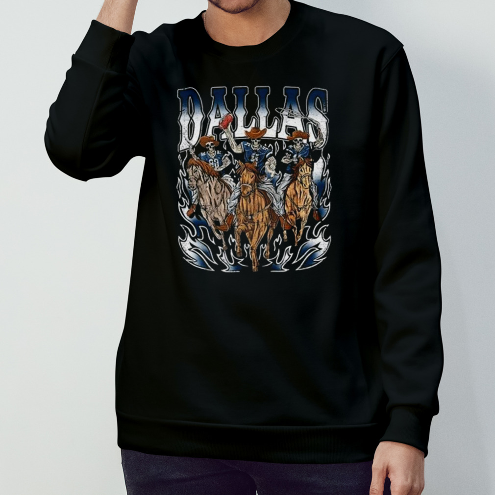 Dallas Cowboys Skeleton Halloween shirt - redbubbletees