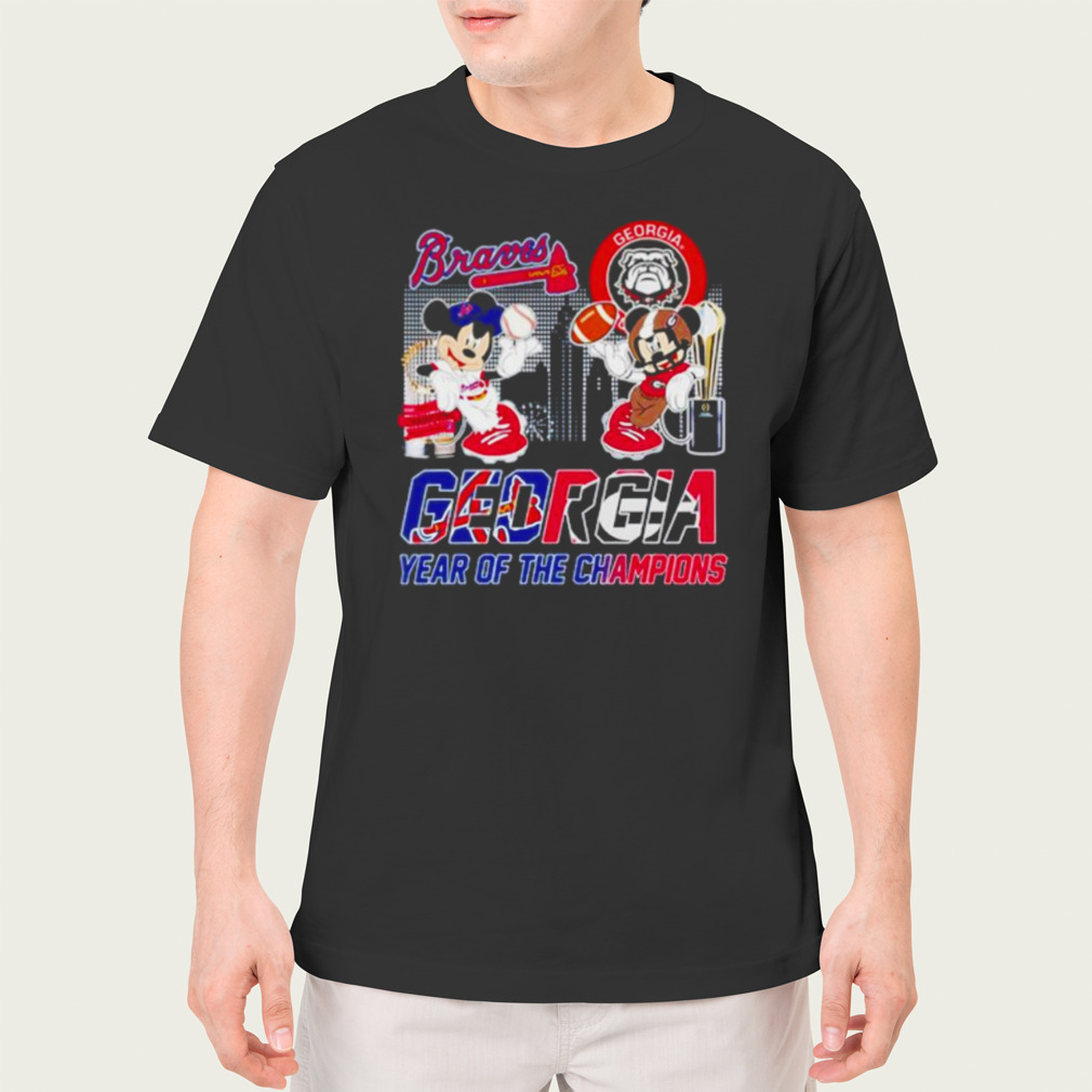 Georgia Bulldogs – Atlanta Braves Georgia Year Of The Champions Shirt -  Yesweli