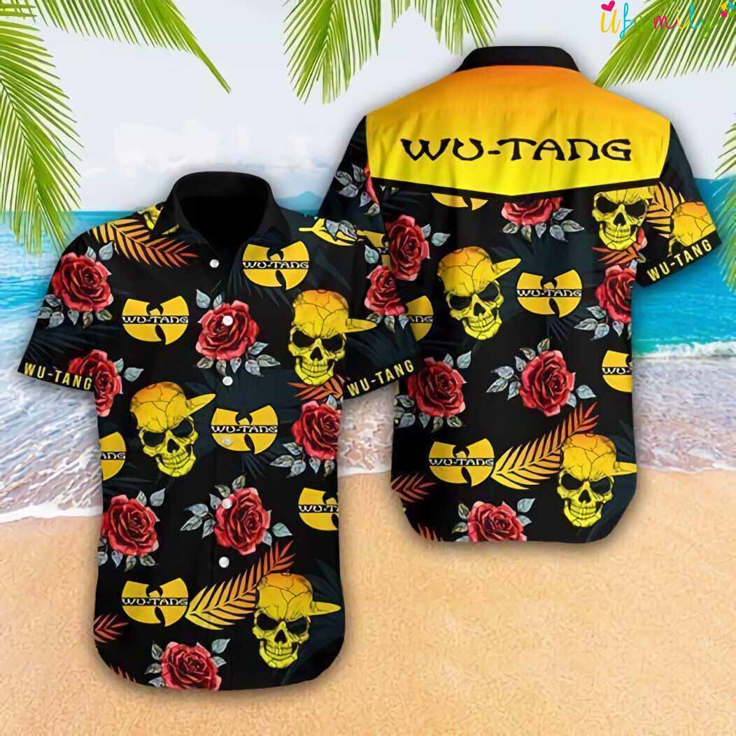 Skull Wu Tang Hawaiian Shirt - Thoughtful Personalized Gift For The Whole Family