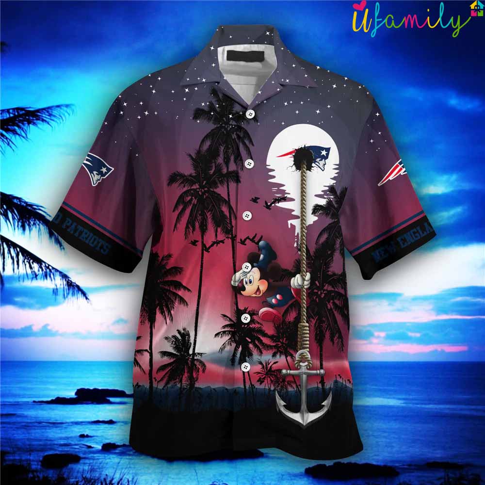 Sky Night New England Patriots Hawaiian Shirt - Thoughtful Personalized Gift For The Whole Family