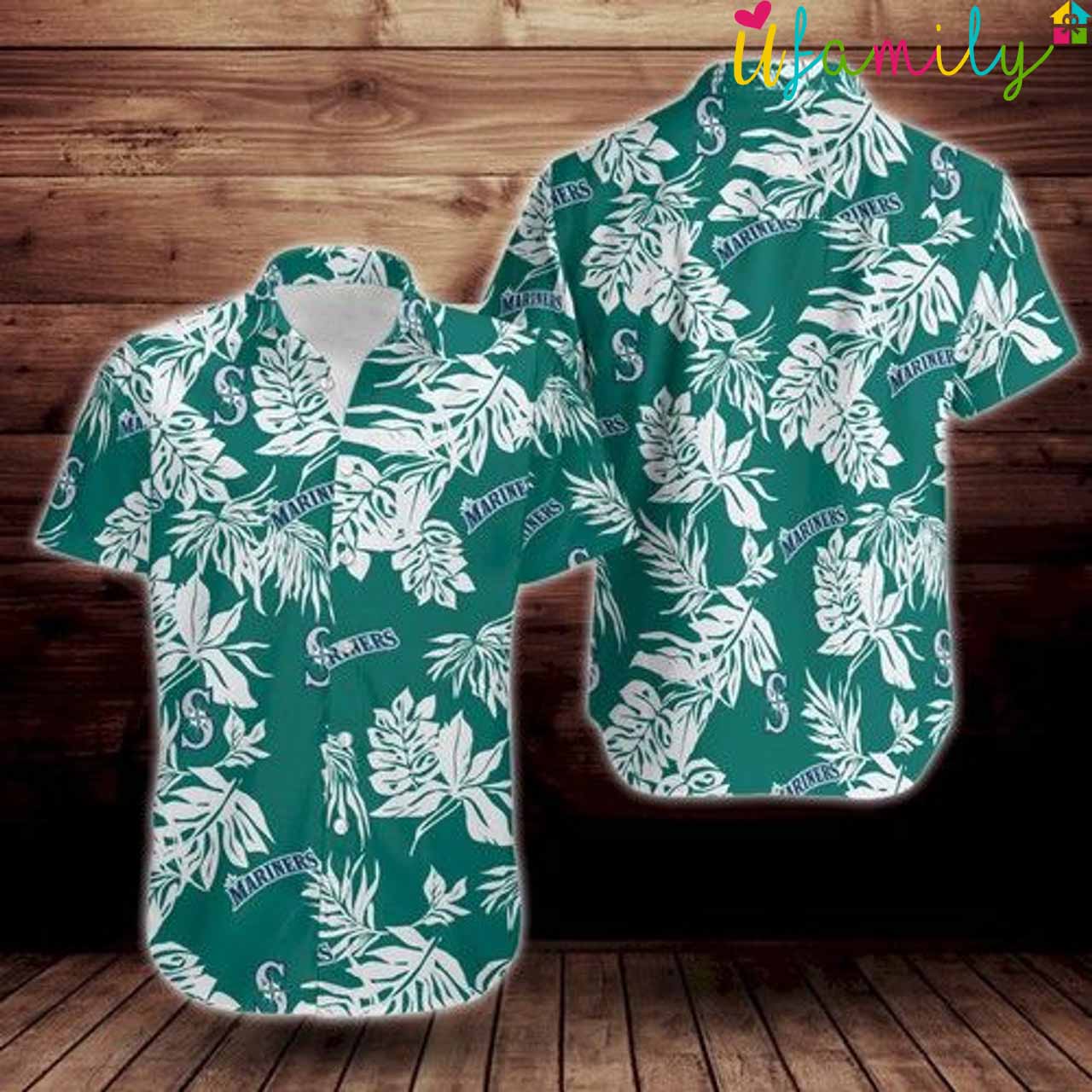 Mariners Hawaiian Shirt Seattle Mariners Tropical Flower Best Hawaiian  Shirts - Upfamilie Gifts Store