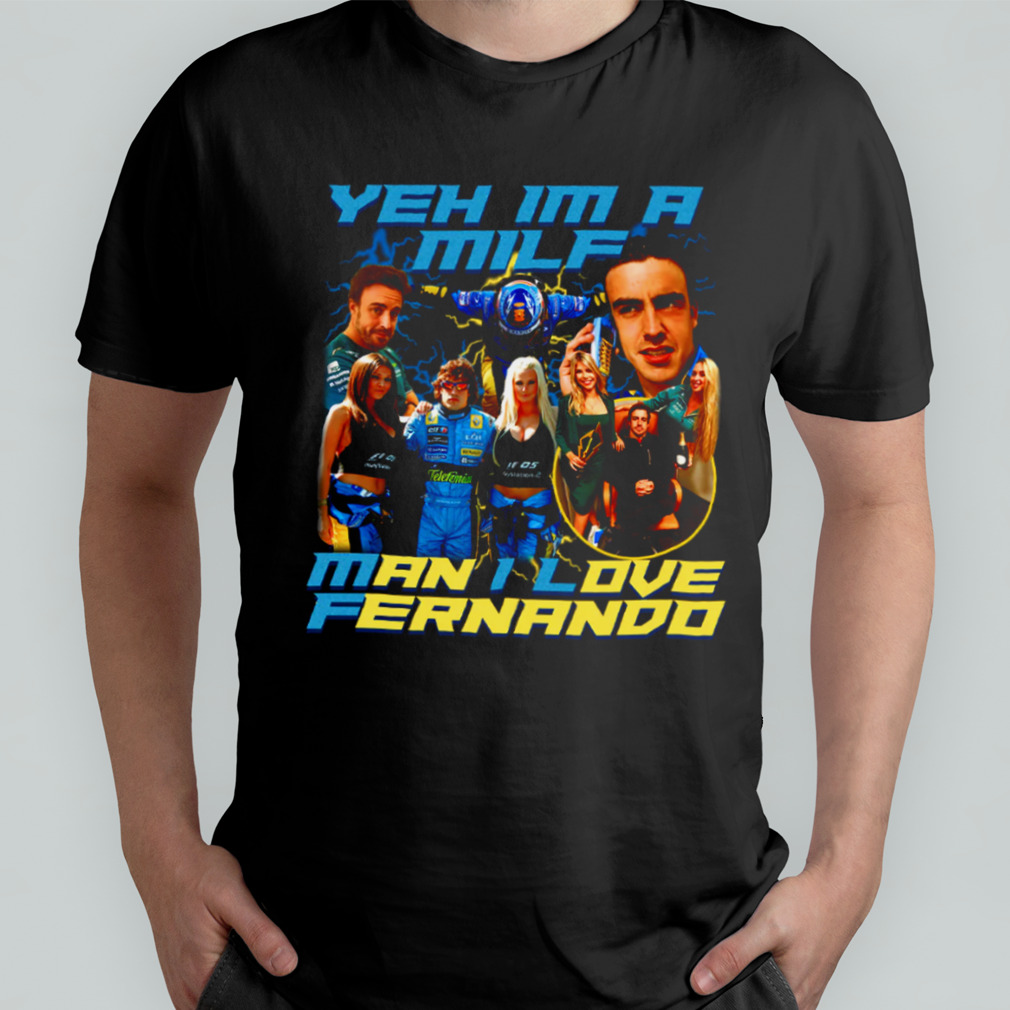 Zarga Apparel Fernando Alonso Milf Meme Tee Shirt