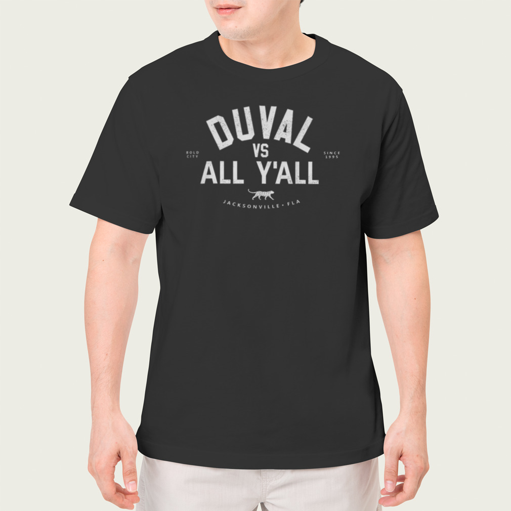 Jacksonville Jaguars Duval Vs All Y'All Shirt - Peanutstee