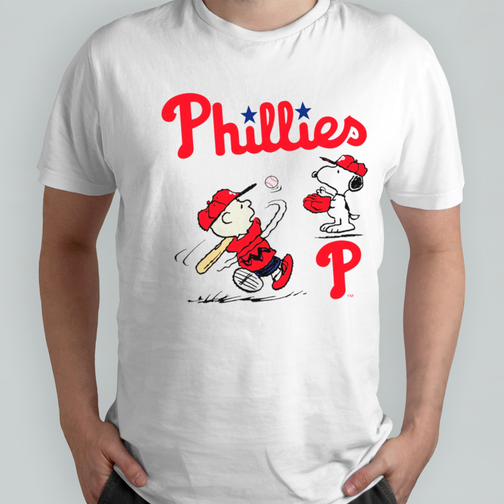 Charlie Brown And Snoopy Playing Baseball Philadelphia Phillies