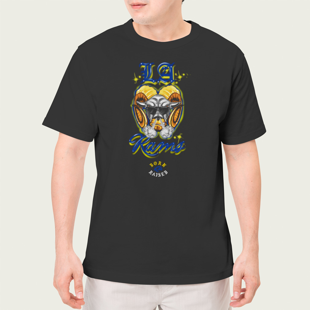 Born X Raised La Rams Rampage Shirt - Peanutstee