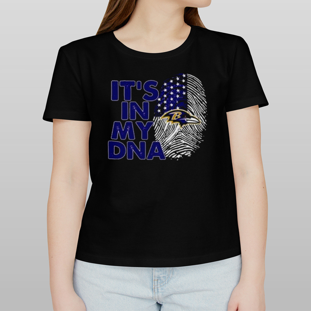 It'S In My Dna Football Team Baltimore-Raven Fan T-Shirt – Teezou Store