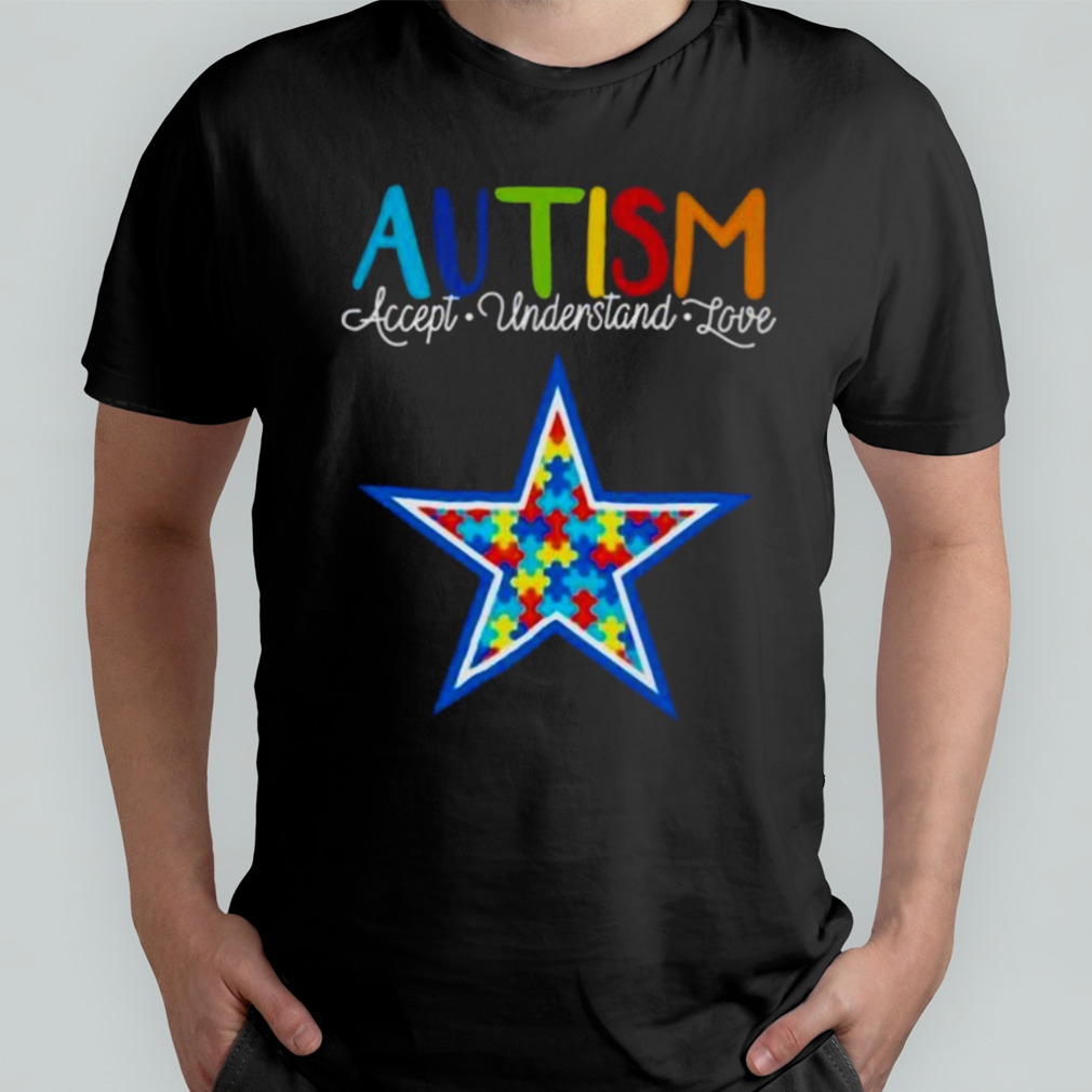 Dallas Cowboys autism awareness knowledge power shirt, hoodie