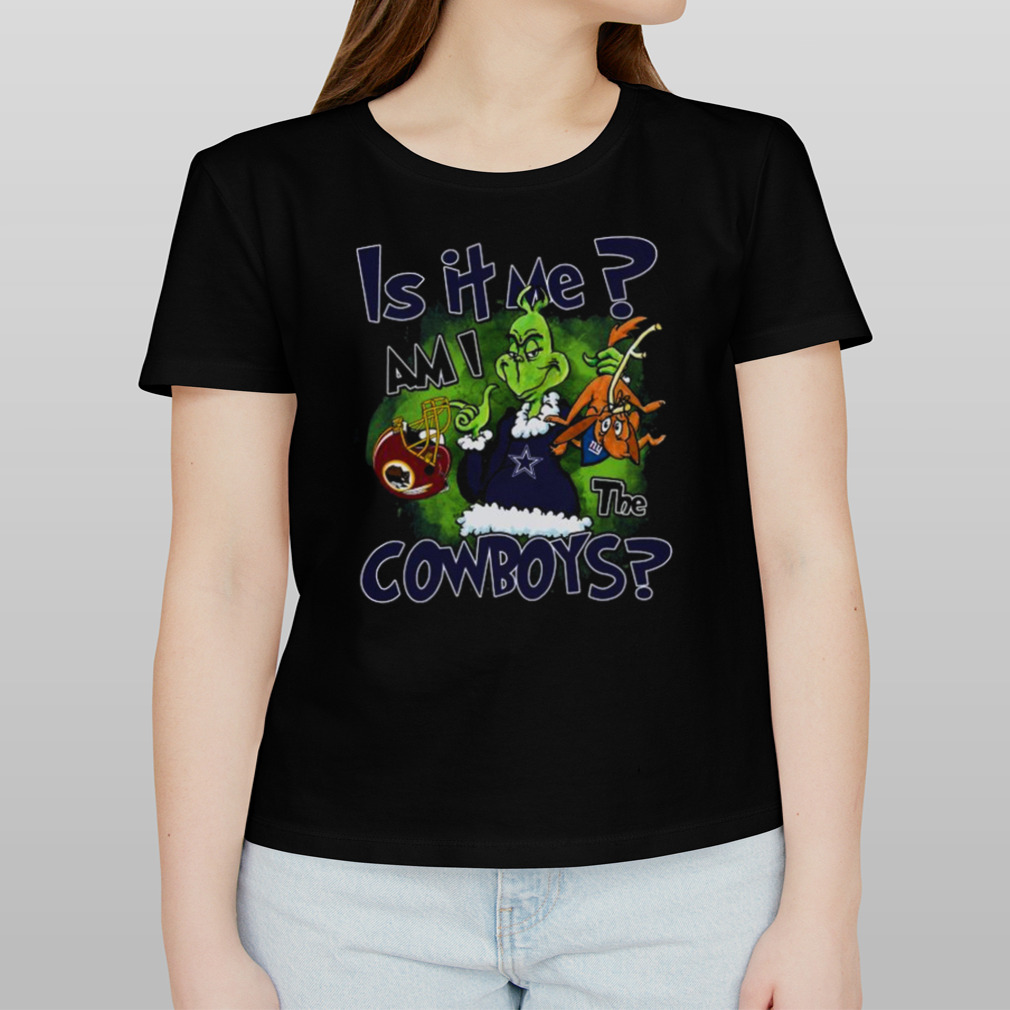 Grinch Is It Me Am I The Dallas Cowboys Shirt - Peanutstee