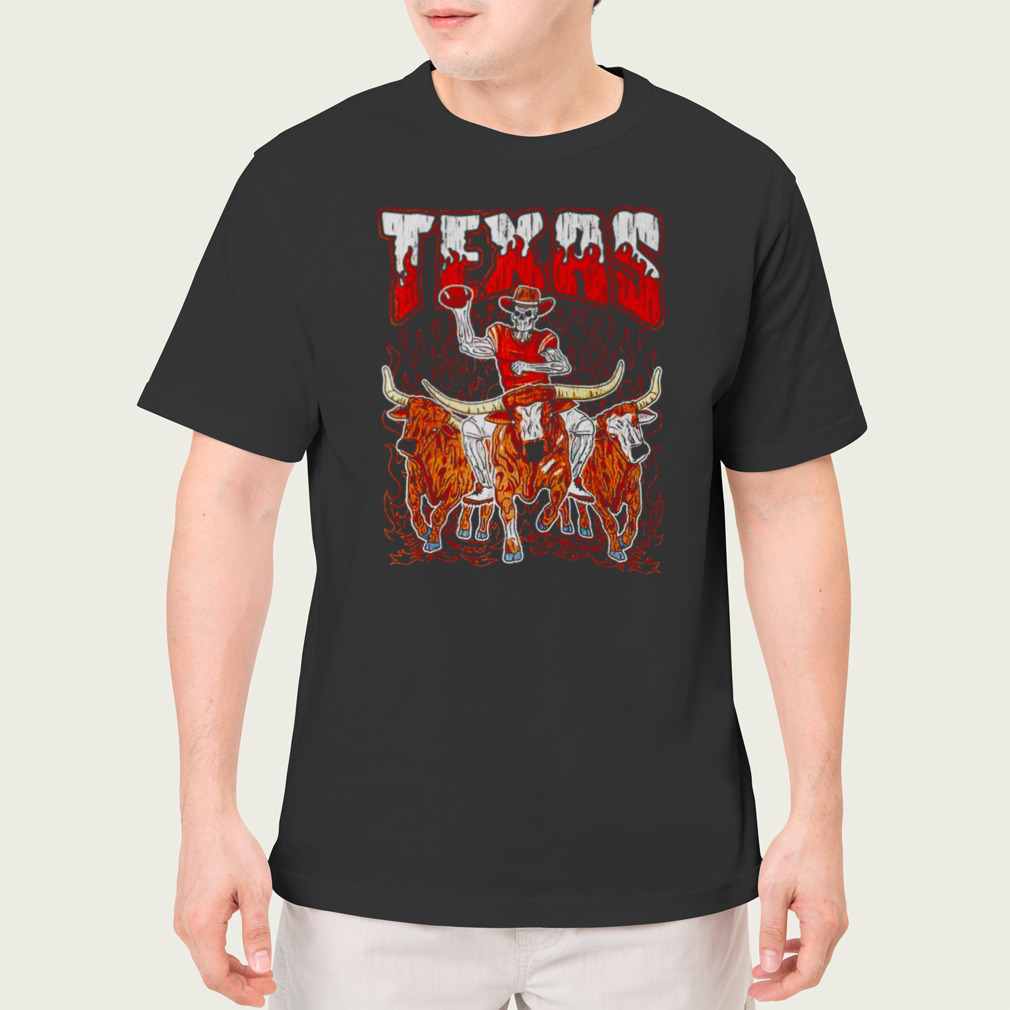 Texas Longhorns Football skeleton shirt