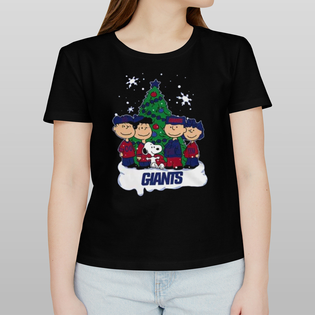 The Peanuts Characters New York Giants Christmas 2023 Shirt