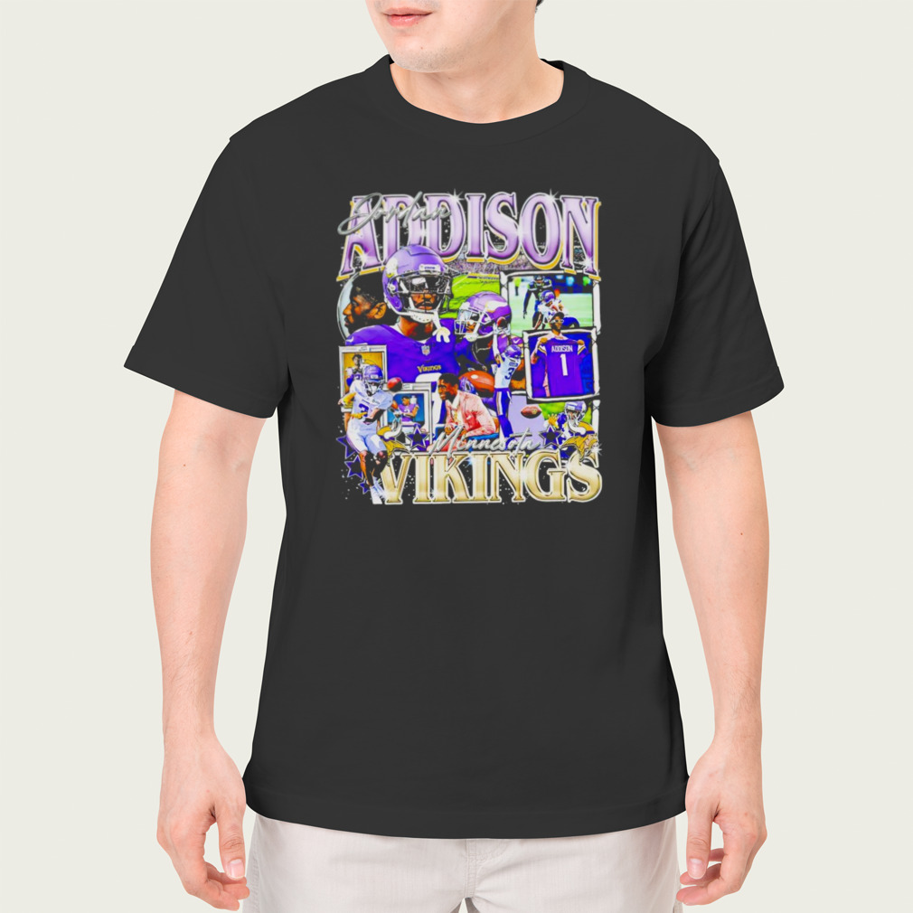 Jordan Addison Minnesota Vikings Retro Shirt