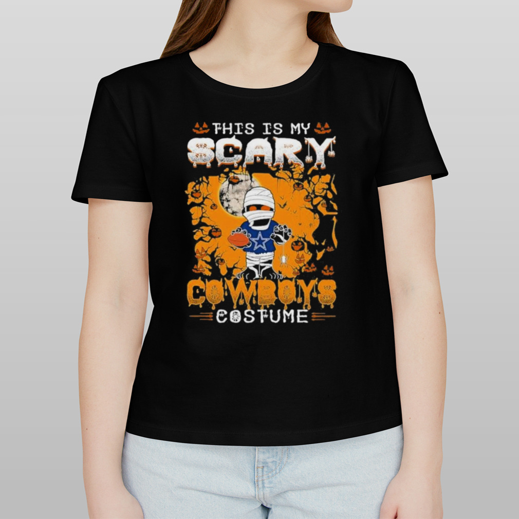 Nfl Dallas Cowboys Halloween This Is My Scary Costume T Shirt by