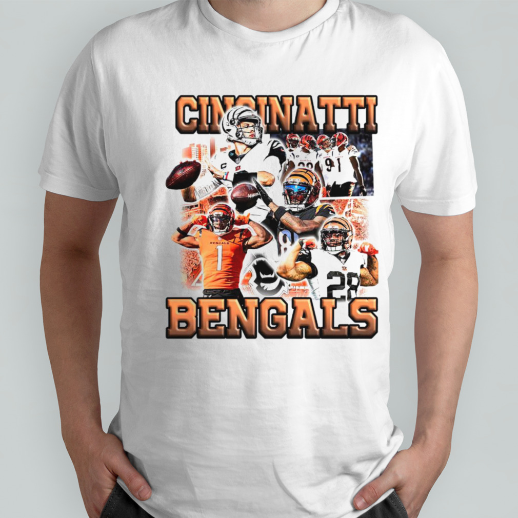 Cincinnati Bengals Team players retro shirt, hoodie, sweater, long