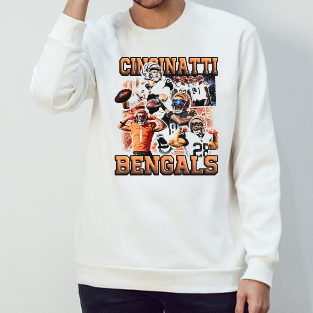 Cincinnati Bengals Team players retro shirt, hoodie, sweater, long