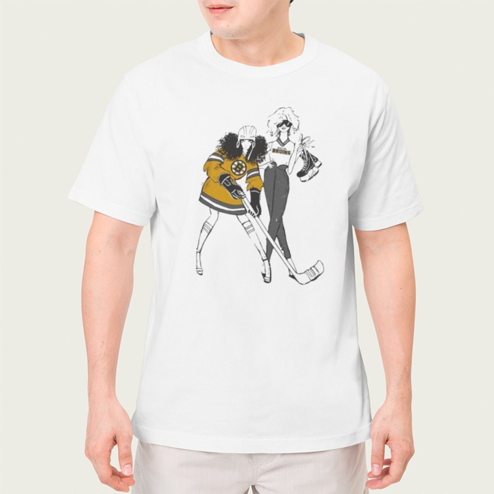 G-III 4Her By Carl Banks White Boston Bruins Hockey Girls T-Shirt