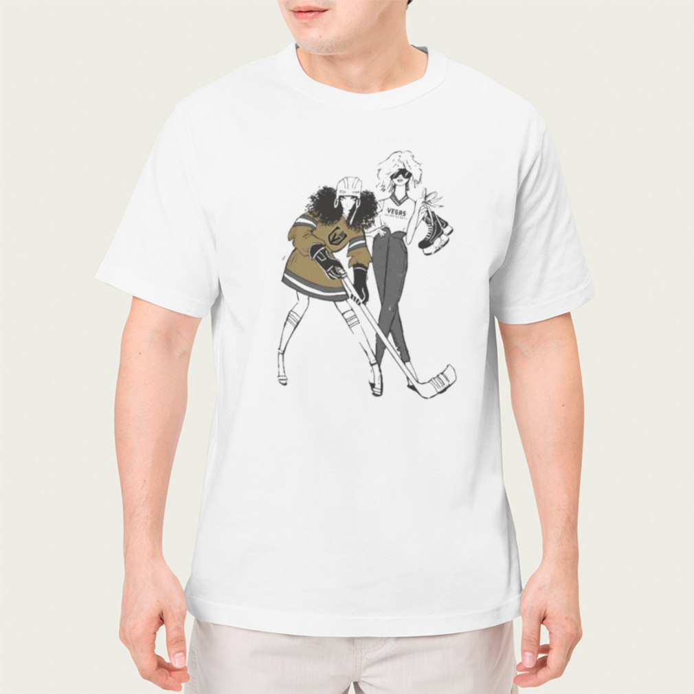 G-III 4Her By Carl Banks White Vegas Golden Knights Hockey Girls T-Shirt