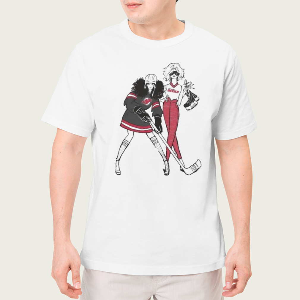 New Jersey Devils G-III 4Her By Carl Banks Hockey Girls T-Shirt