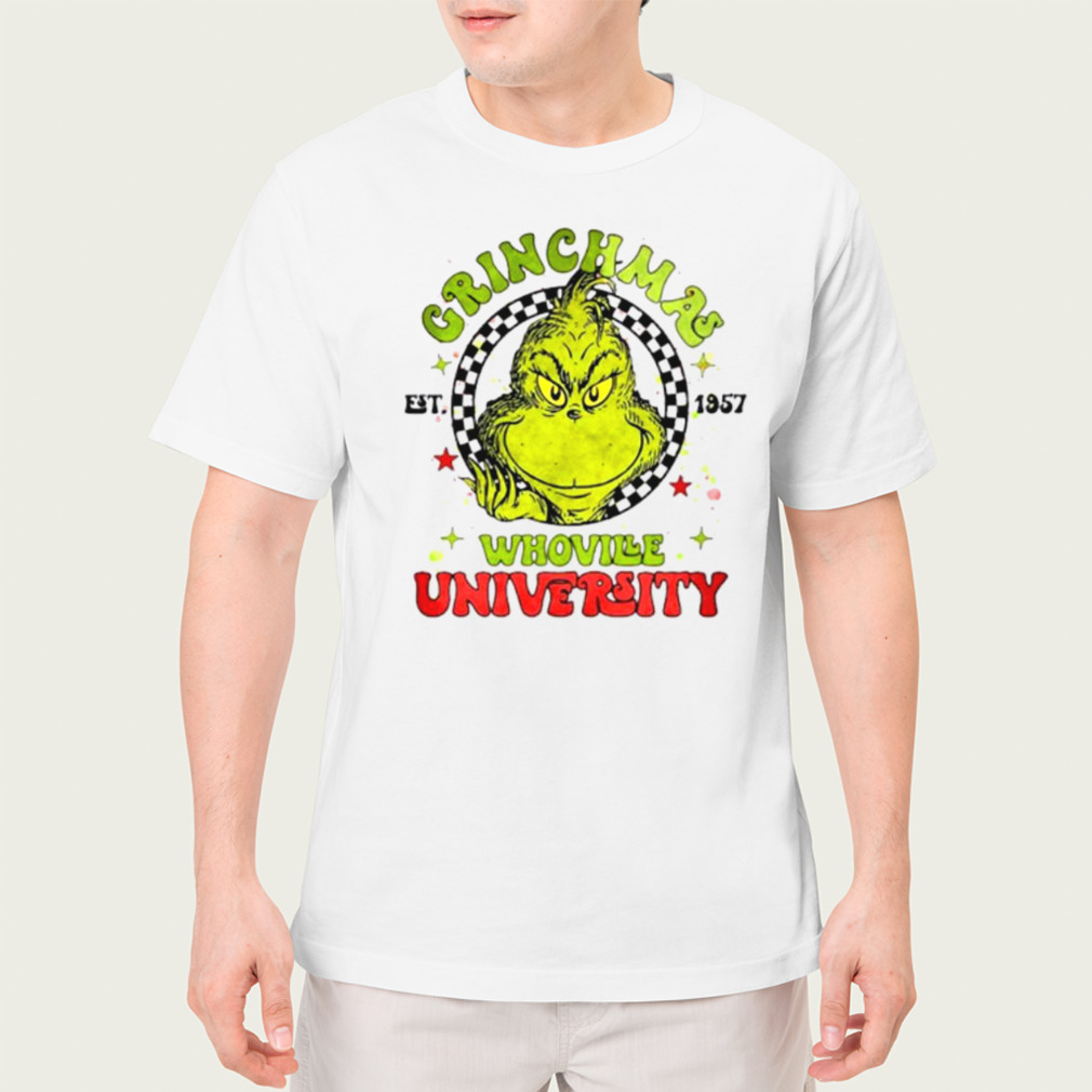 The Grinch whoville university 1957 shirt