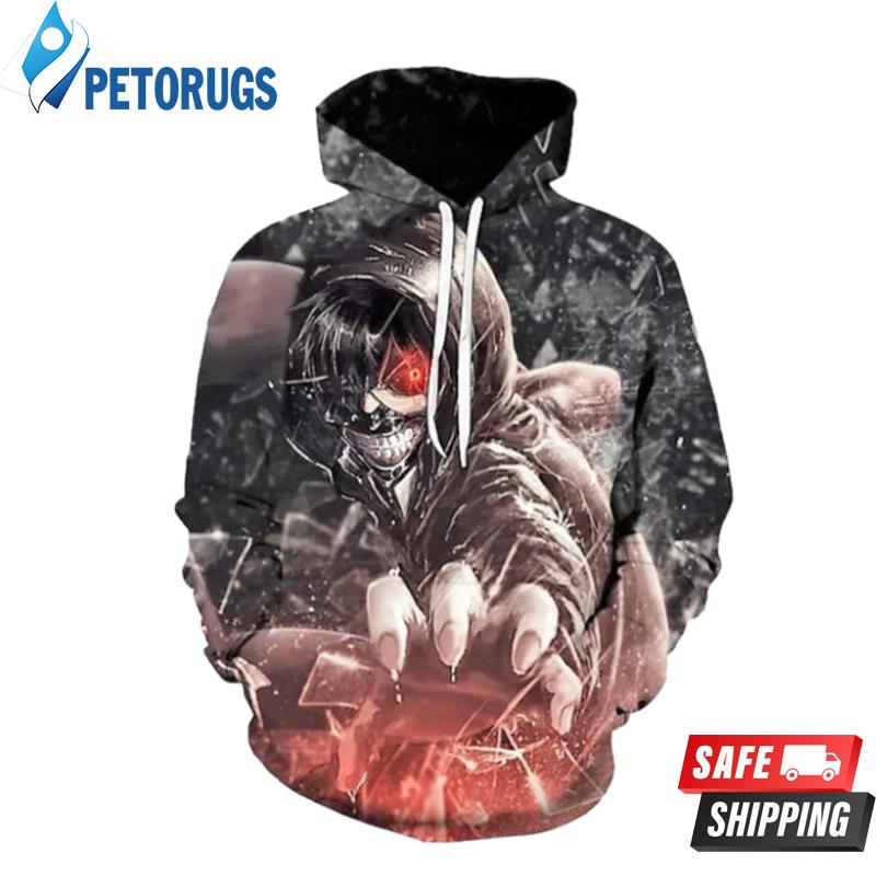 Tokyo Ghoul And Pered Custom Tokyo Ghoul Graphic 3D Hoodie