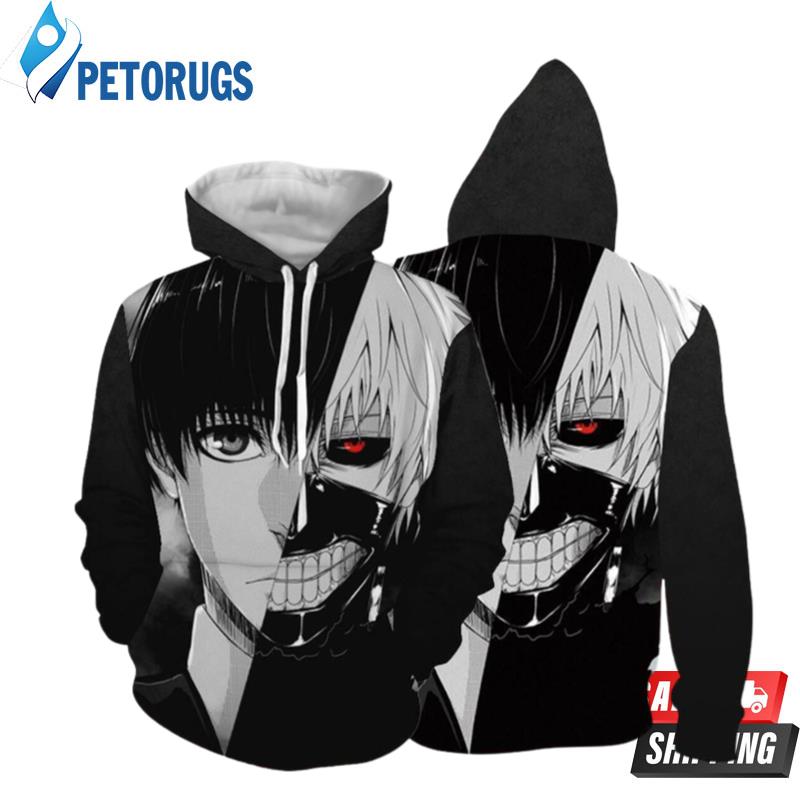 Tokyo Ghoul Kaneki Ken 4662 3D Hoodie