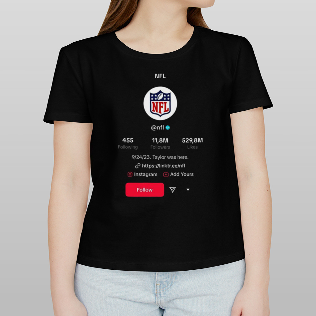 24 September 2023 Taylor Swift Was Here Nfl Funny Tiktok Profile T