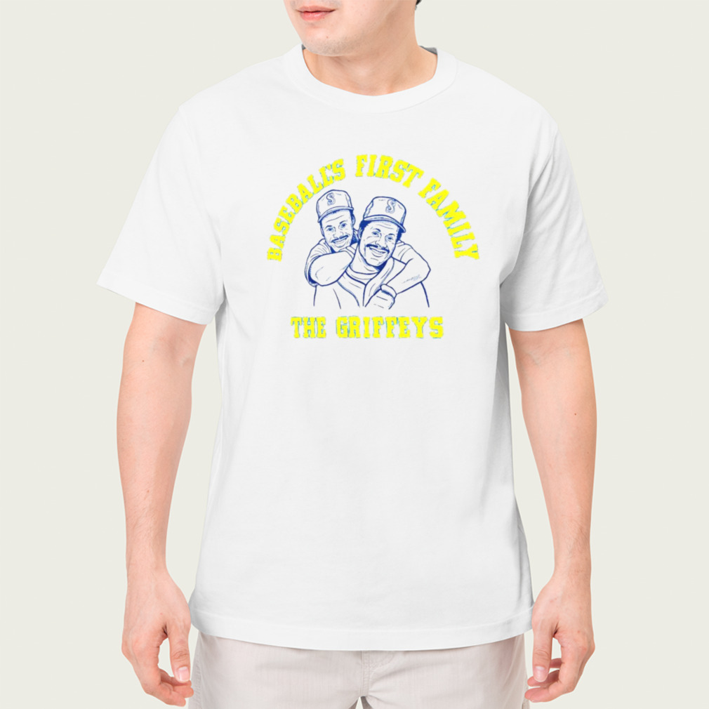 Ken Griffey and Ken Griffey Jr. Seattle Mariners baseball’s first family the griffeys shirt