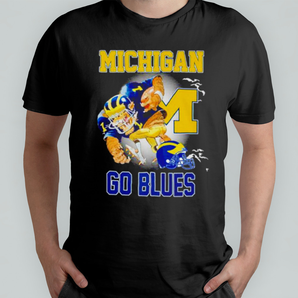 Michigan go blues for sports fan shirt
