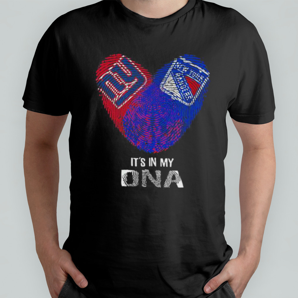 New York Giants And New York Rangers Heart It’s In My DNA 2023 shirt