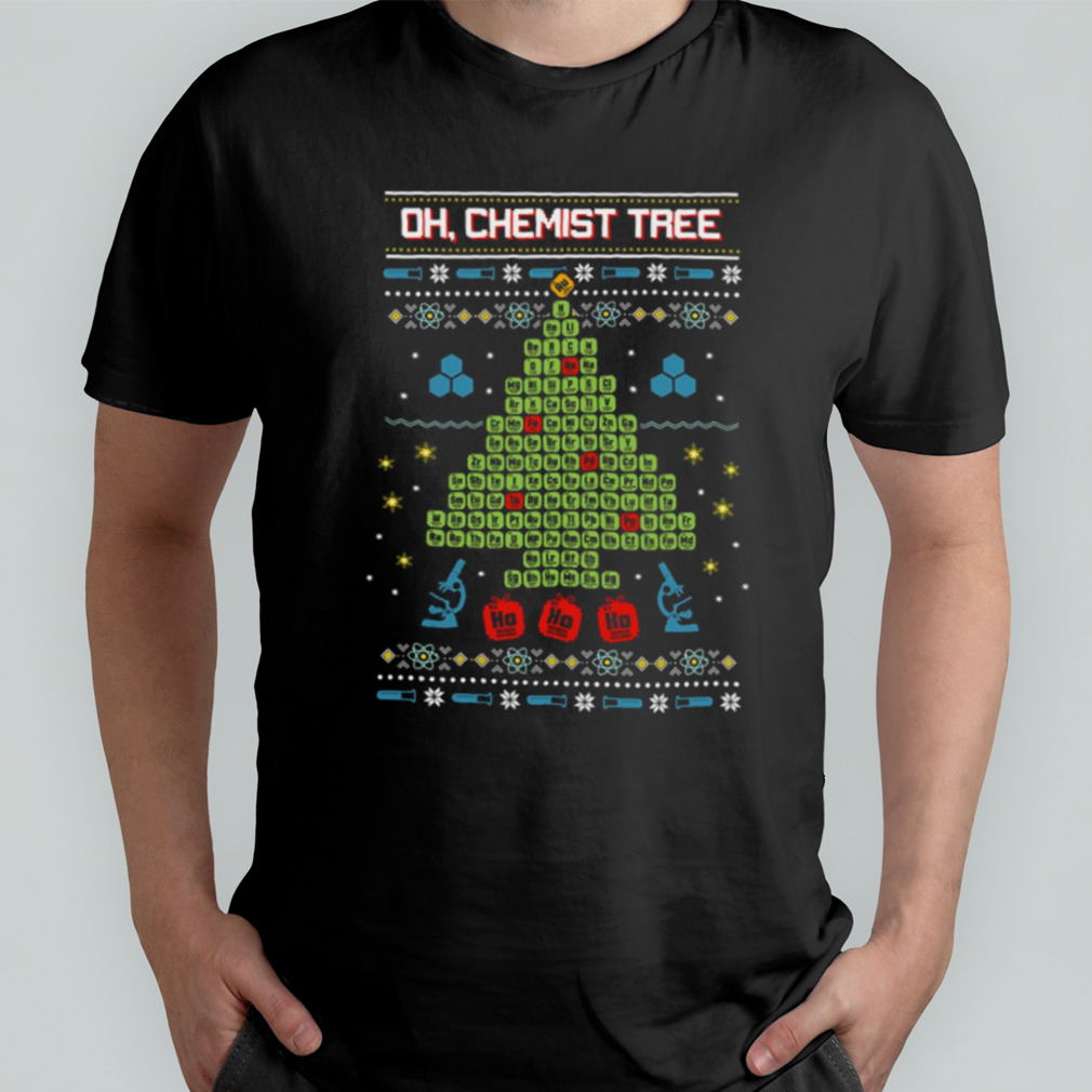Oh Chemist Tree Christmas Sweat Vintage shirt