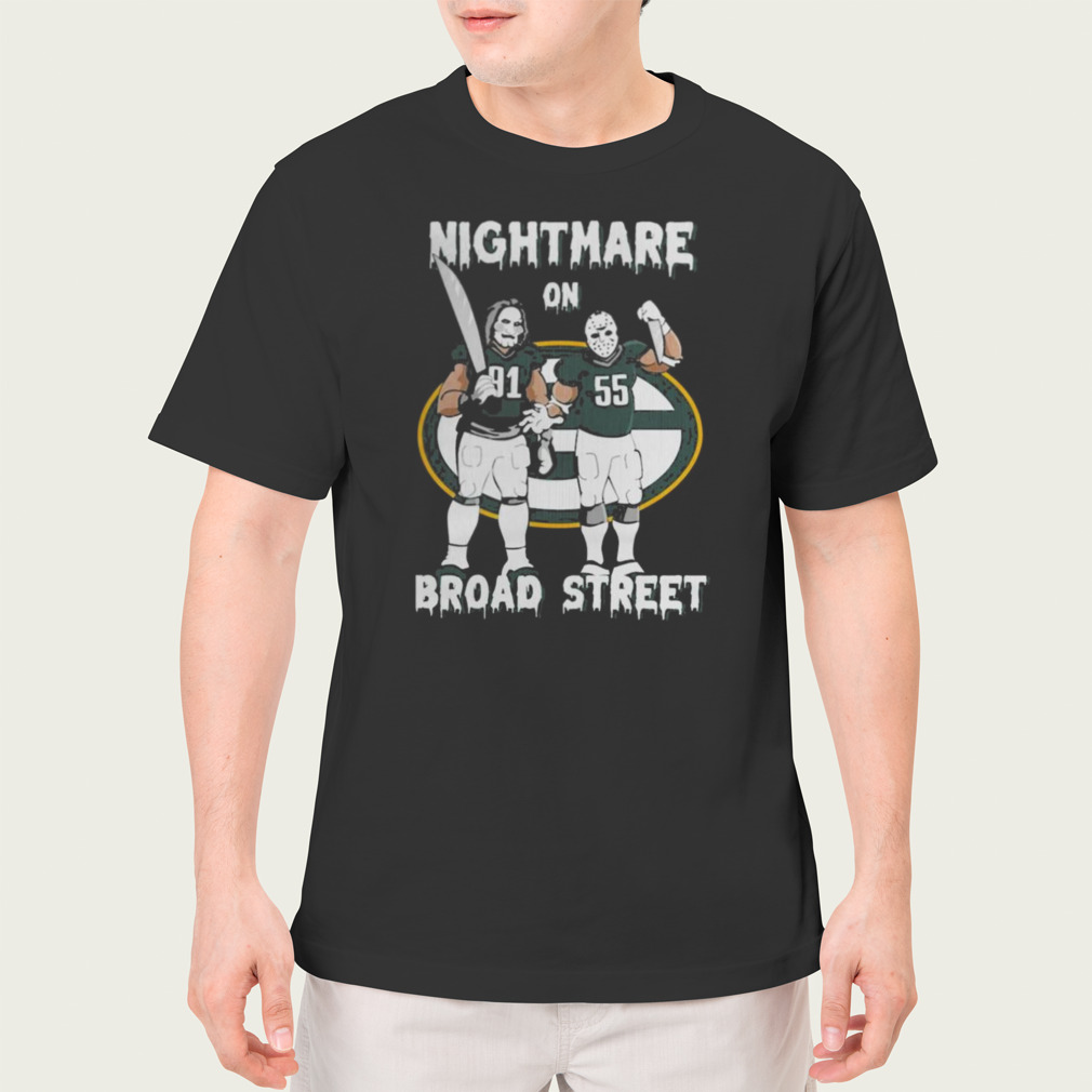 Official Green Bay Packers Nightmare On Broad Street Art Design Shirt,  hoodie, sweater, long sleeve and tank top