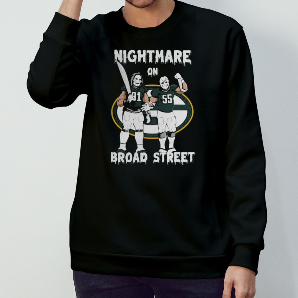 Green Bay Packers Nightmare On Broad Street T-Shirt