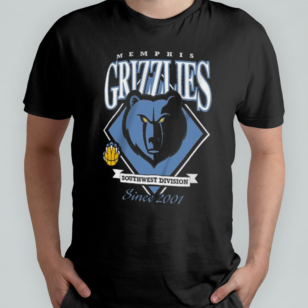 Memphis Grizzlies Southwest Division Since 2001 New Era Throwback T-shirt