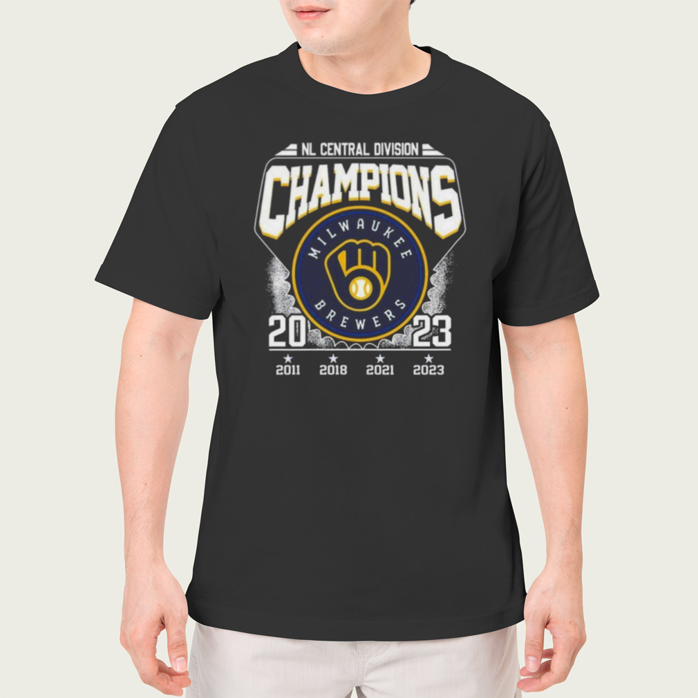 Nl Central Divison Champions Milwaukee Brewers 2011 2018 2021 2023 Tee  Shirt - HollyTees