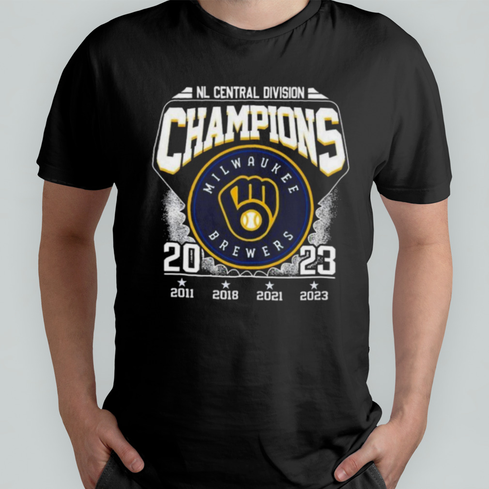 Nl Central Division Champions Milwaukee Brewers 2011 2018 2021 2023 T-shirt