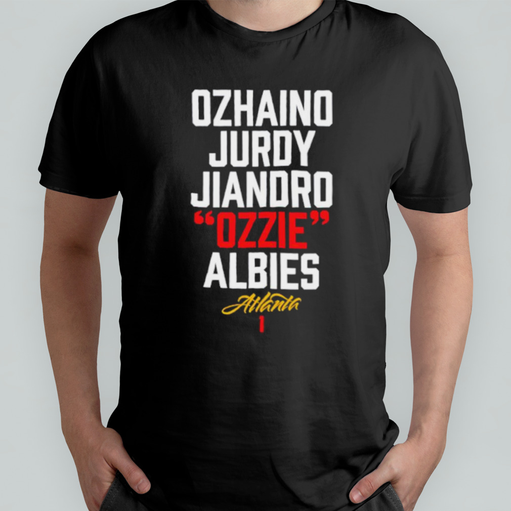 Ozhaino Jurdy Ozzie Albies Atlanta shirt
