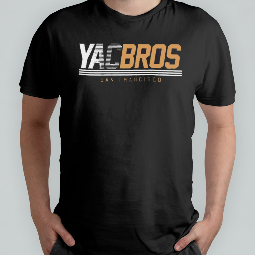 San Francisco 49ers Yac Bros logo shirt