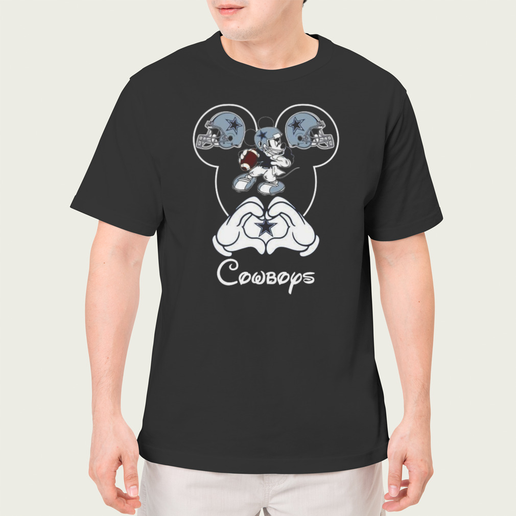 Disney Mickey Mouse Love Dallas Cowboys 2023 T Shirt - Limotees