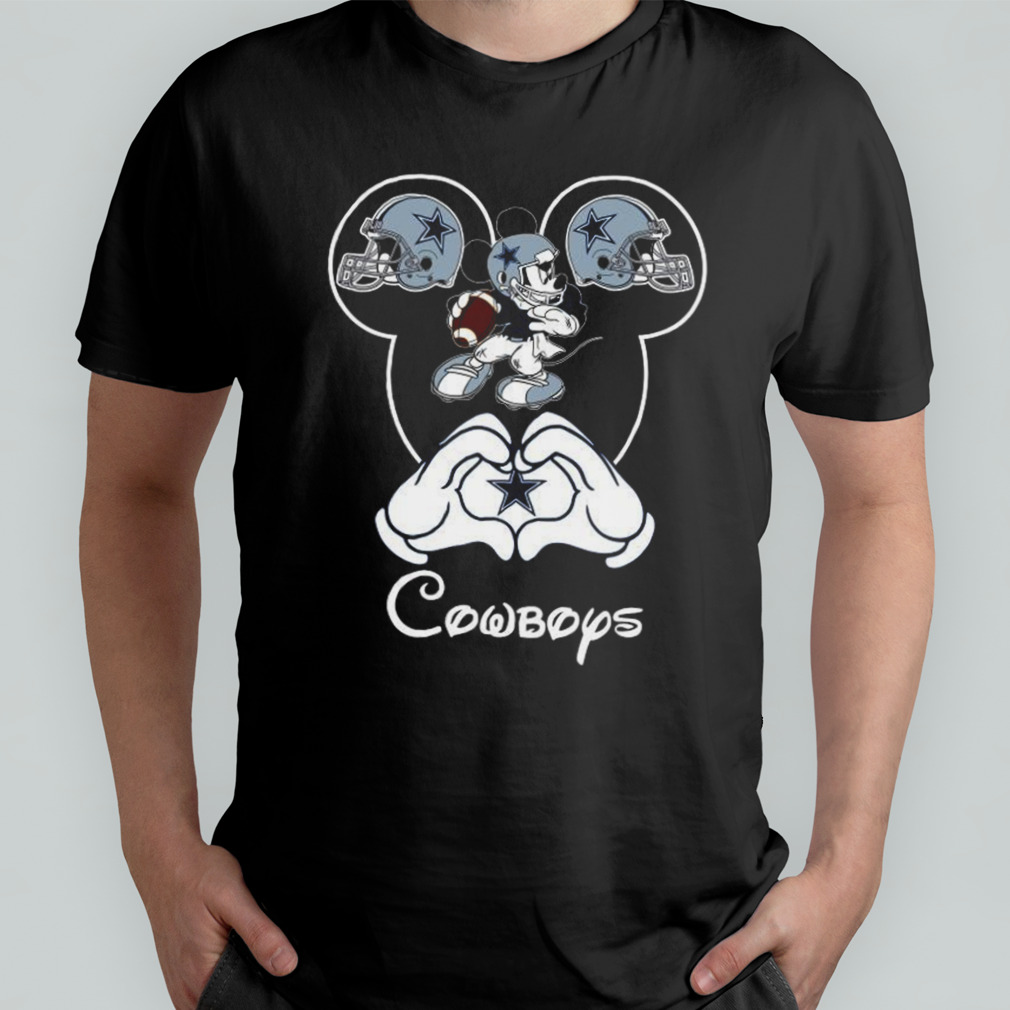 Disney Mickey Mouse Love Dallas Cowboys 2023 T Shirt - Limotees