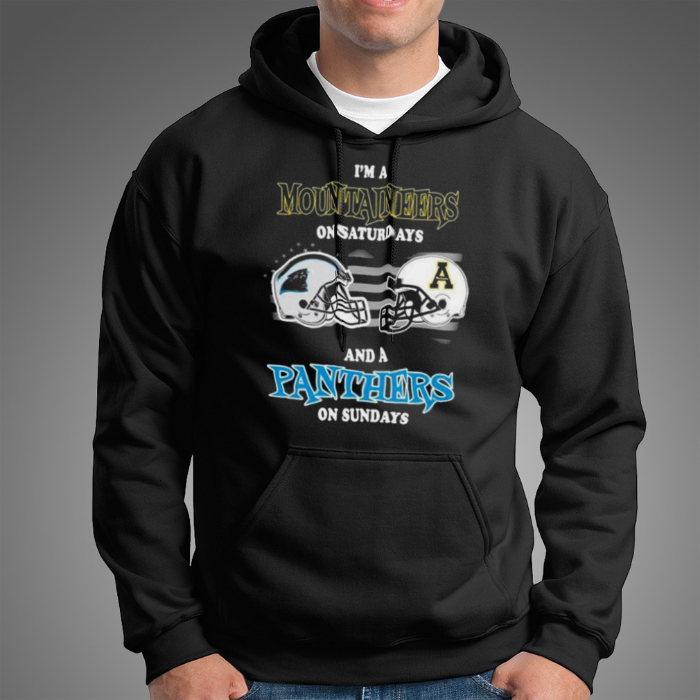 Official I'm A Carolina Panthers On Saturdays And A Appalachian State  Mountaineers On Sundays 2023 Shirt, hoodie, longsleeve, sweatshirt, v-neck  tee