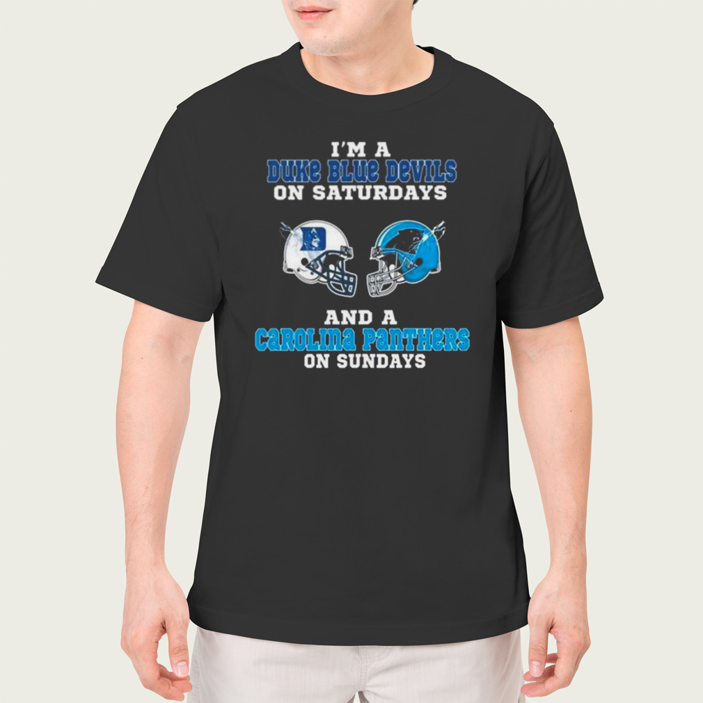 I'M A Carolina Panthers On Saturdays And A Appalachian State Mountaineers  On Sundays 2023 Shirt - Peanutstee