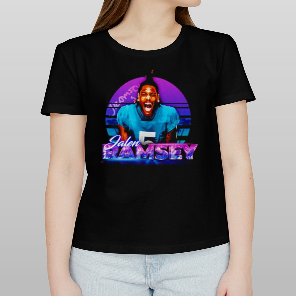 Jalen Ramsey Miami Neon football shirt - Limotees