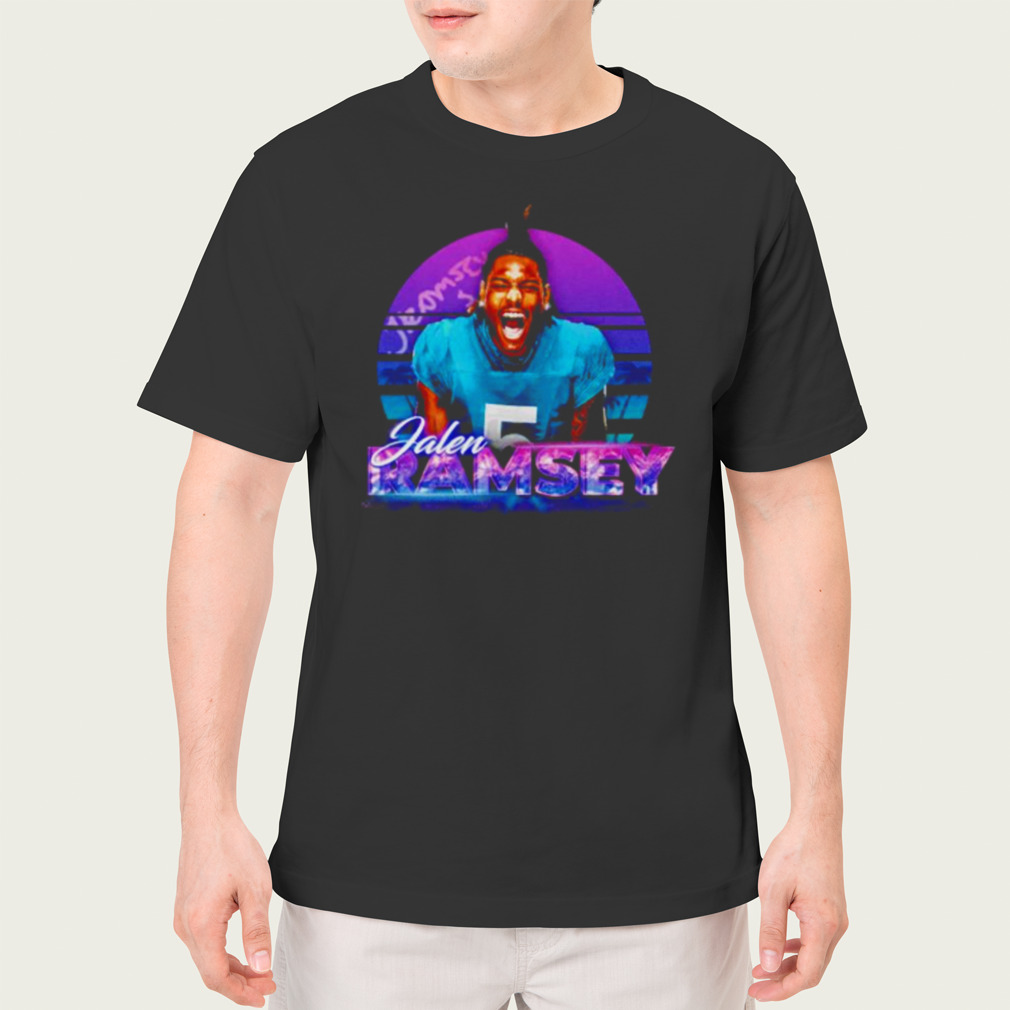 Jalen Ramsey Miami Neon WHT Shirt - Limotees