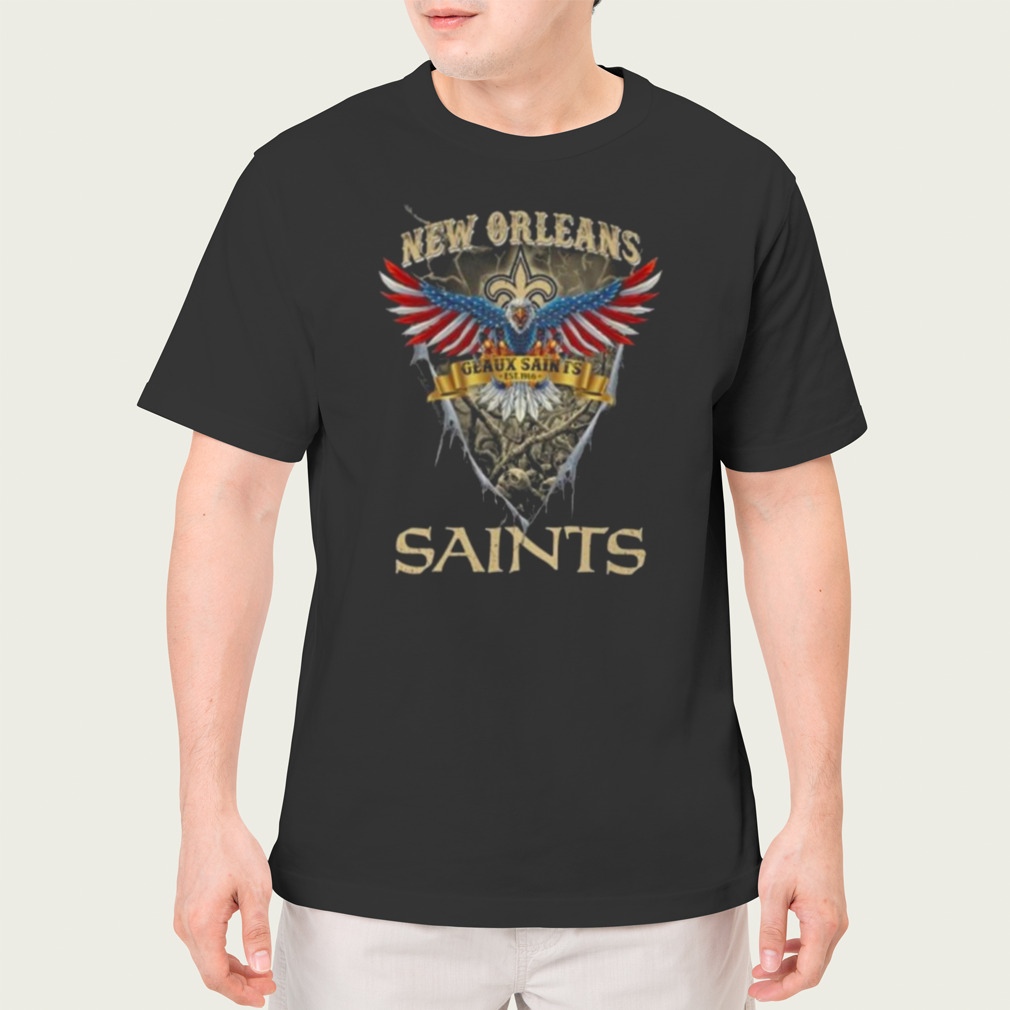 New Orleans Saints Shirt, Geaux Saints Unisex Hoodie Crewneck