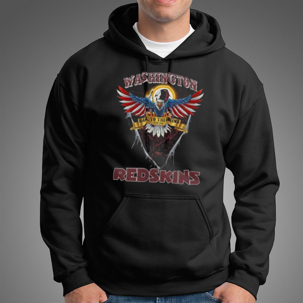 NFL US Eagle Hail To The Skin's Washington Redskins T-Shirt, hoodie, sweater,  long sleeve and tank top