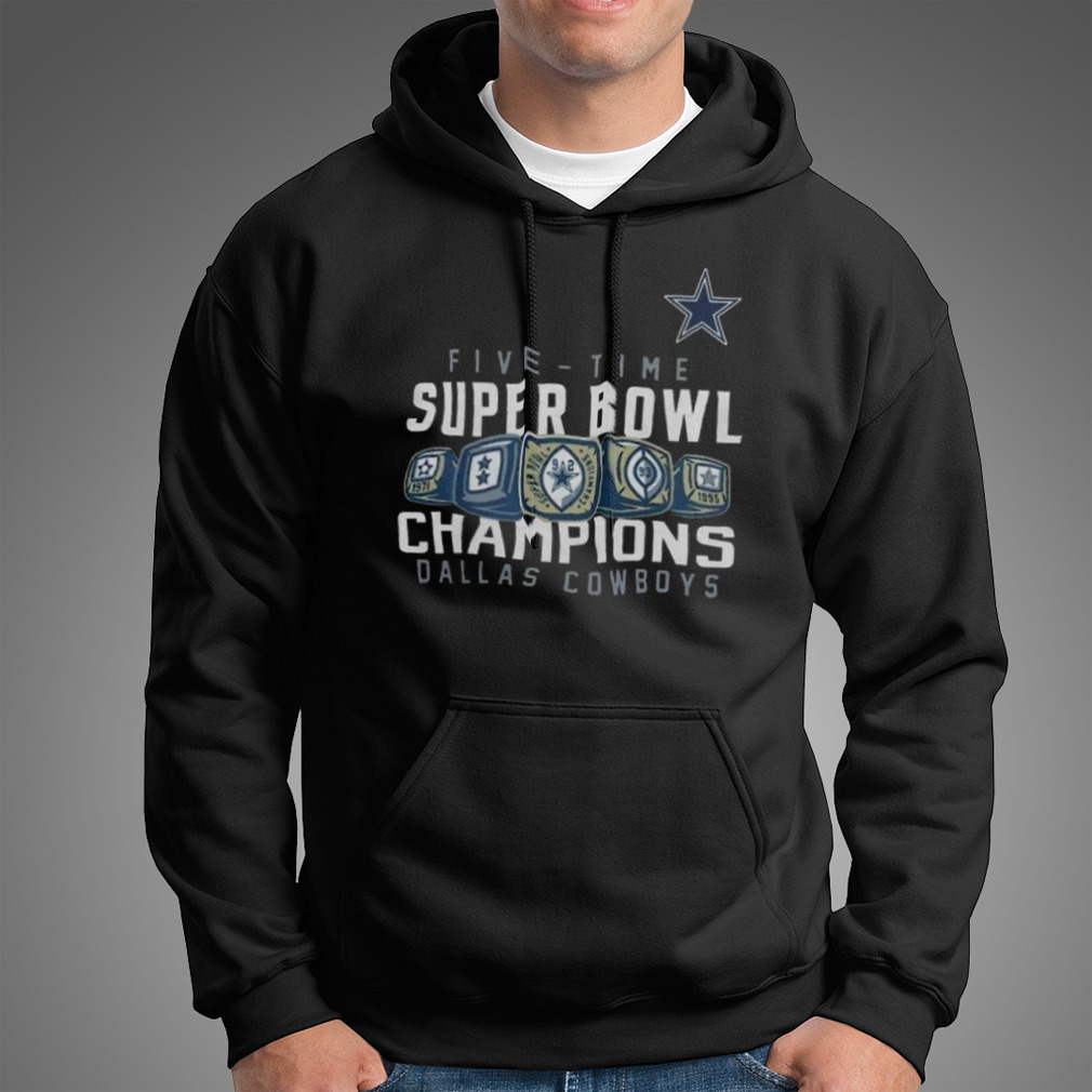 Dallas Cowboys Five time Super Bowl Champions 2023 T shirt - Limotees