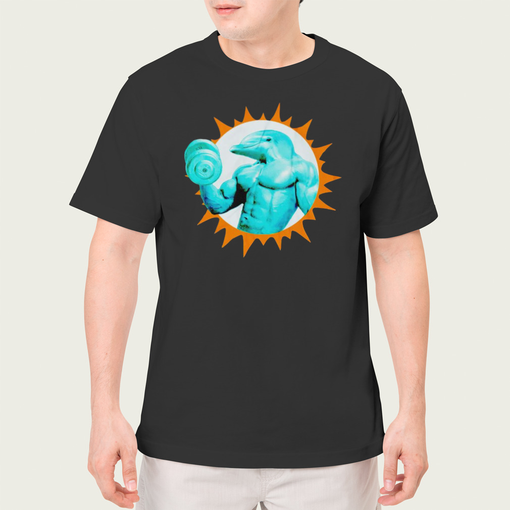 Miami Dolphins Gym Suns Out Fins Out Shirt