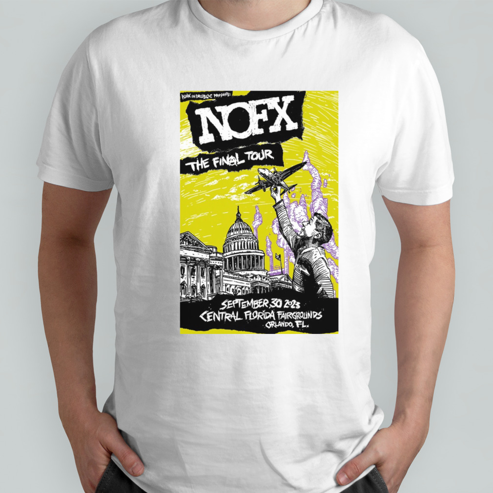 NOFX Orlando FL 09 30 23 Tour Poster Shirt