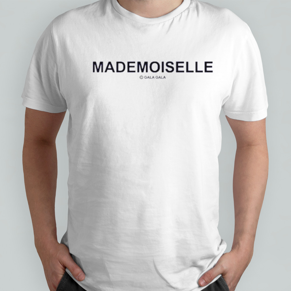 Russell wearing mademoiselle shirt