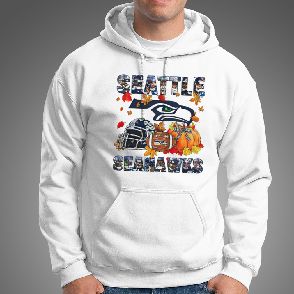 Seattle Seahawks Fall Helmet Pumpkin Shirt - Peanutstee