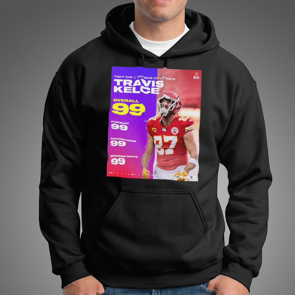 Travis Kelce Touch Down Catches Since Sunday In NFL Madden 24 Kansas City Chiefs  T-Shirt - Binteez